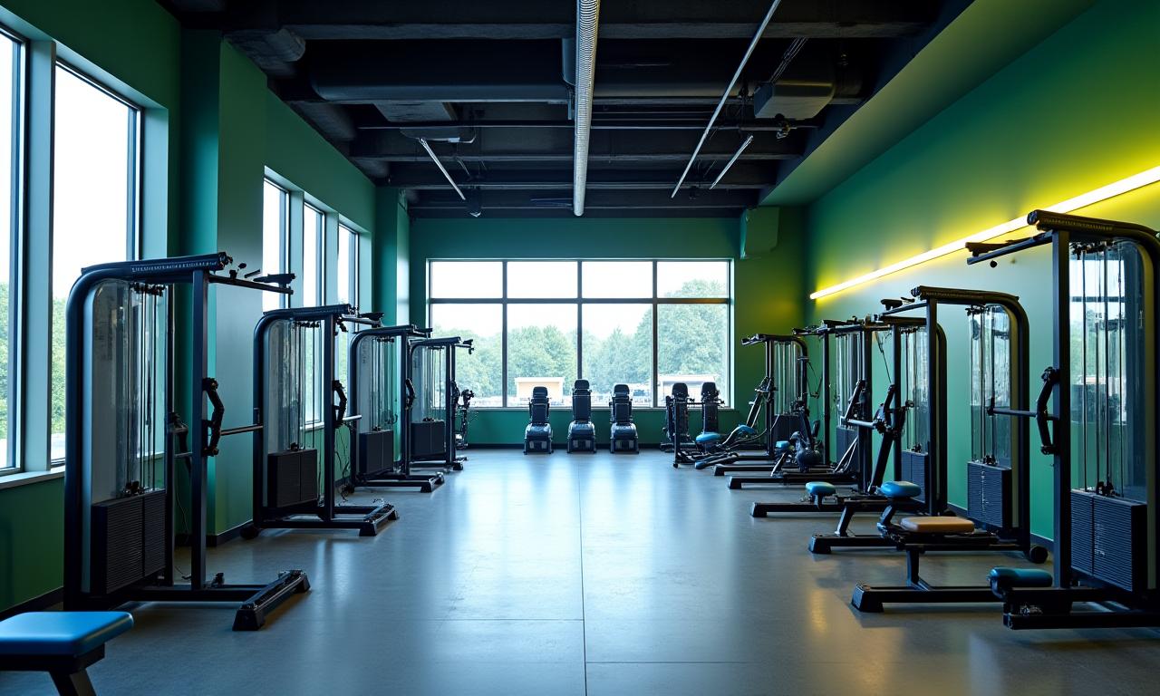 AlpenFit Gym Hauptbereich mit modernen Trainingsgeräten