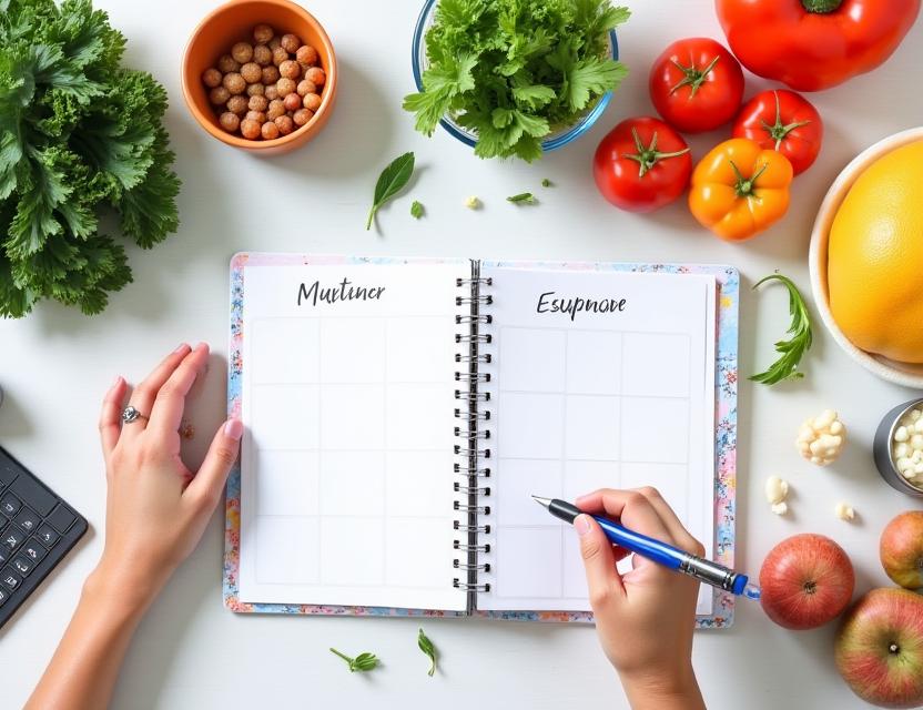 Ernährungsberatung mit gesunder Meal-Planung